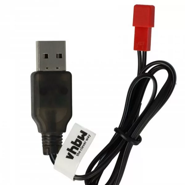 USB RC Töltőkábel Batteries JST csatlakozó, 60 cm 3.6 V