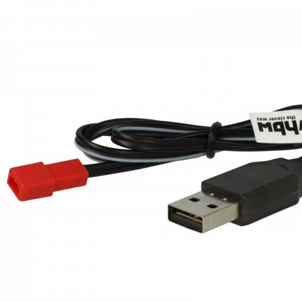 USB RC Töltőkábel Batteries JST csatlakozó, 60 cm 3.6 V