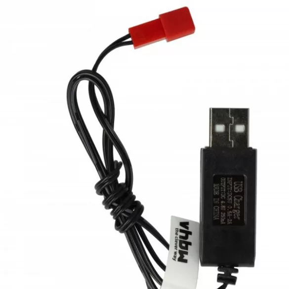 USB RC Töltőkábel Batteries JST csatlakozó, 60 cm 4.8 V - VHBW