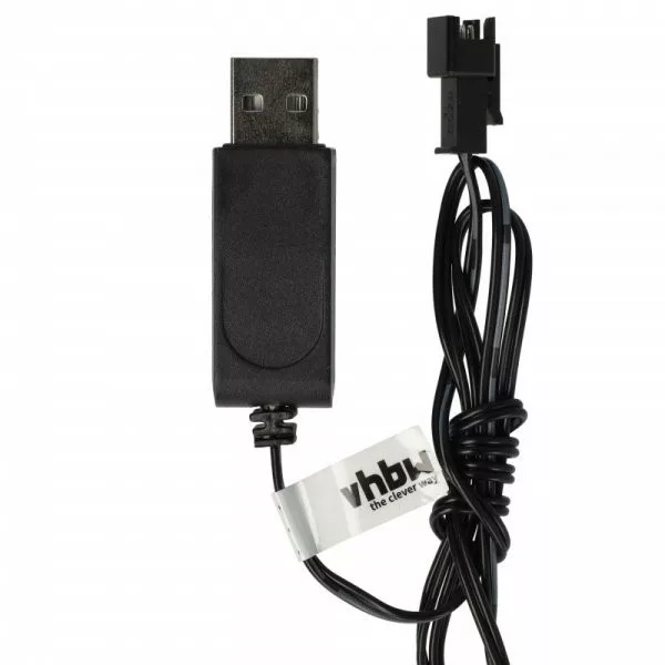 USB RC Töltőkábel Batteries SM-2P csatlakozó, 60 cm 4.8 V