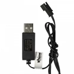 USB RC Töltőkábel Batteries SM-2P csatlakozó, 60 cm 6 V