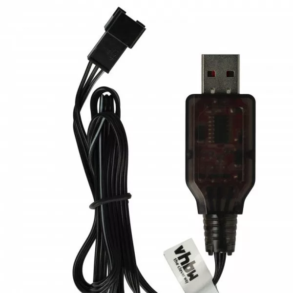 USB RC Töltőkábel Batteries SM-3P csatlakozó, 60 cm 6.4 V