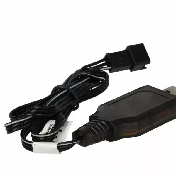 USB RC Töltőkábel Batteries SM-3P csatlakozó, 60 cm 6.4 V