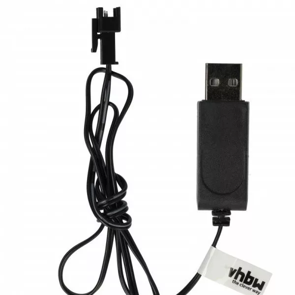 USB RC Töltőkábel Batteries SM-2P csatlakozó, 60 cm 7.2 V