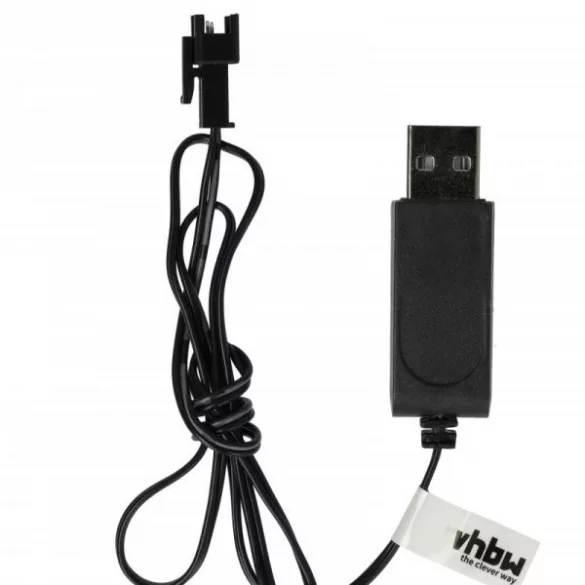 USB RC Töltőkábel Batteries SM-2P csatlakozó, 60 cm 7.2 V - VHBW