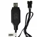 USB RC Töltőkábel Batteries SM-4P csatlakozó, 60 cm 7.5 V - VHBW