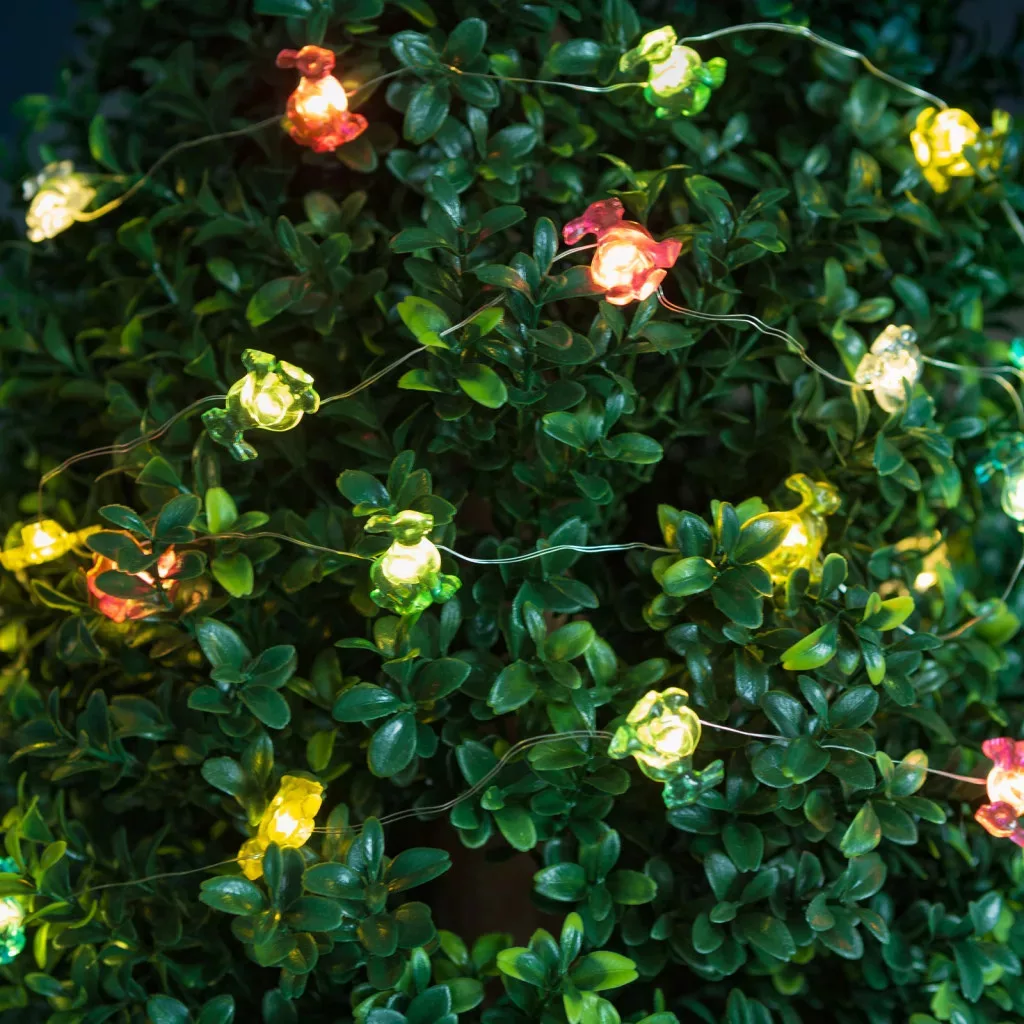 LED fényfüzér nyuszi 2m 20Led 2*AA
