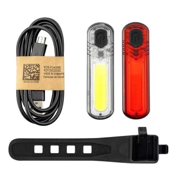 Mactronic DuoSlim LED kerékpárlámpa szett ABS0031