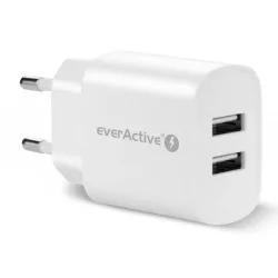 everActive USB töltő SC-220 5V 2.4A 2x USB SC fehér