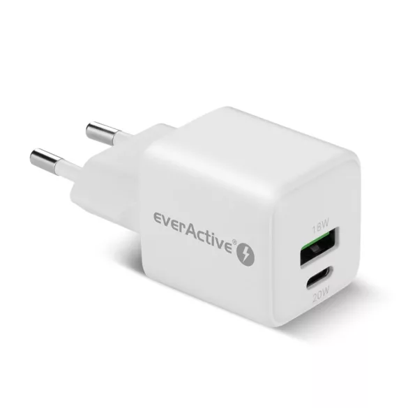 everActive USB tölto SC-330Q 1*USB + 1*Type-C 20W