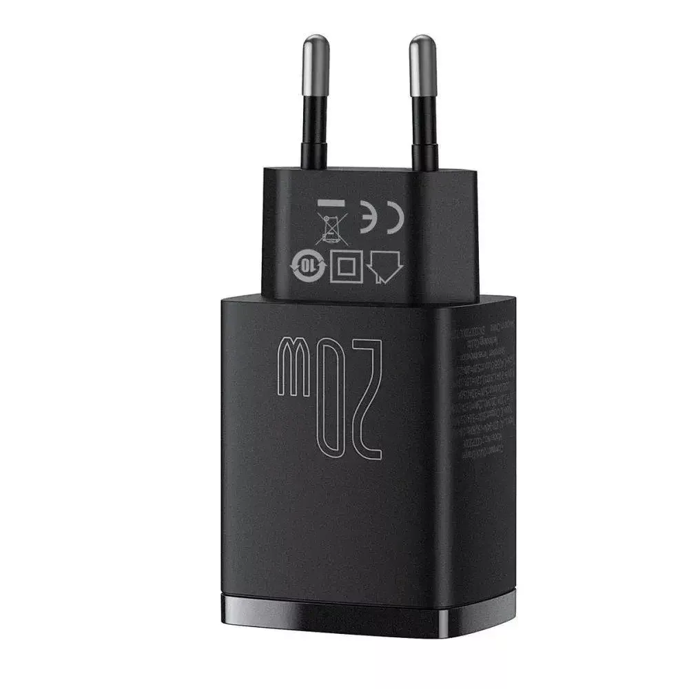 Baseus USB töltő 1xUSB QC3 /1xUSB C PD3.0 20W