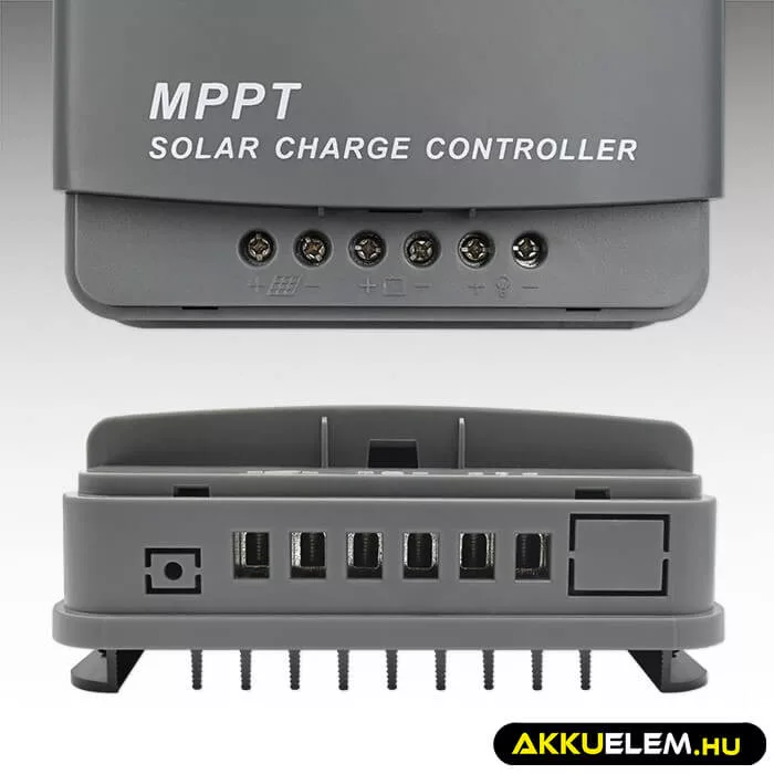 Napelem Töltésvezérlo Qoltec 12V/24V 20A MPPT  SOLAR 2xUSB