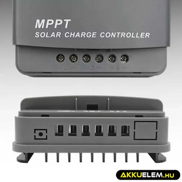 Napelem Töltésvezérlo Qoltec 12V/24V 20A MPPT  SOLAR 2xUSB