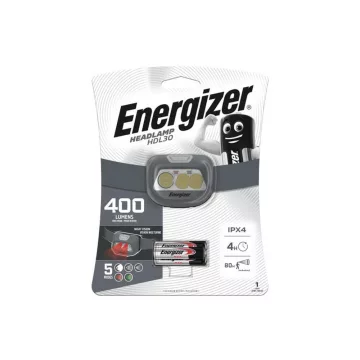   Energizer HDL30 fejlámpa 400lumen tölthető 3*AAA vagy 1LiIon