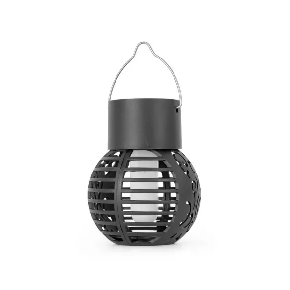 Lámpa Solar láng effekttel függő 6db WW SMD led