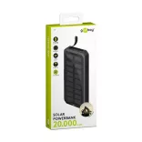 Külső akku napelemes 20000mAh Goobay
