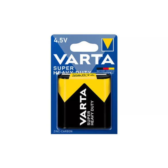Varta Super Heavy Duty 3R12 szén-cink laposelem