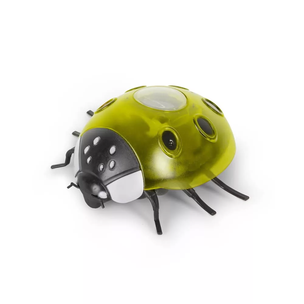Lámpa nyomógombos katica Entac IP44 1.2V 2/3AAA 200mAh solar sárga