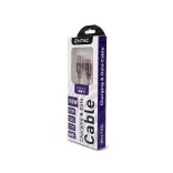 Entac kábel 10W-ig USB-A to USB-C 150cm Barna