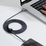 Baseus  USB-C PD 2.0 120cm Crystal Quick Charge 3.0 5A kábel 100W gyorstöltés