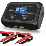 HTRC P10X2 12V 10A - 24V 5A 2 csatornás ólom és LiFePO4 akkutöltő