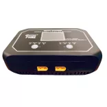 HTRC P10X2 12V 10A - 24V 5A 2 csatornás ólom és LiFePO4 akkutöltő