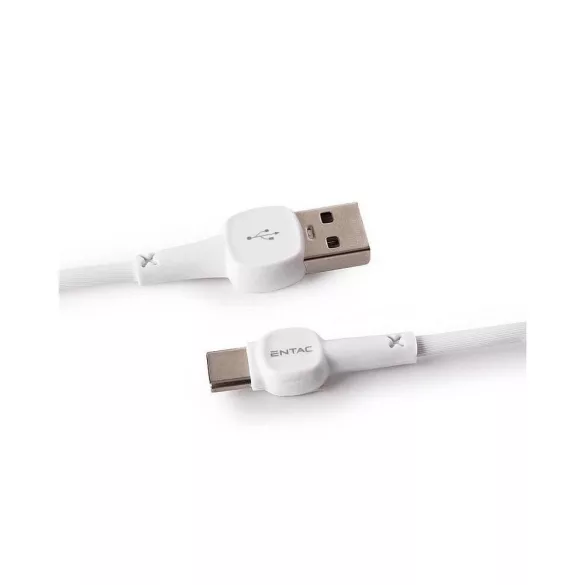 Entac Kábel USB-A -> USB-C Classic Fehér 150cm