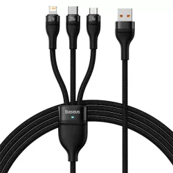   Baseus 3in1 USB elosztó USB-C/A -> USB-C, micro-USB, Lightning