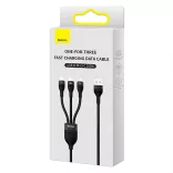 Baseus 3in1 USB elosztó USB-C/A -> USB-C, micro-USB, Lightning