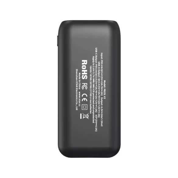 XTAR PB2SL V2  Li-ion akkutöltő 18650 FEKETE