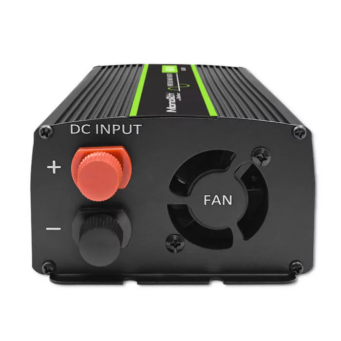 Inverter Qoltec 12V 600W/1200W SINUS -1 x usb - szemes sarus kábellel