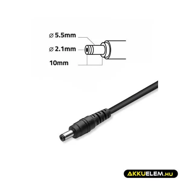 Qoltec 36V 42V 2A elektromos roller/kerékpár töltő 5.5*2.1