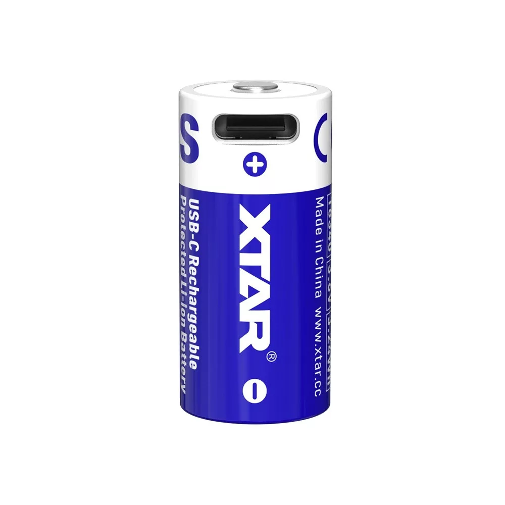 Xtar 16340 900mAh 3,6V Li-Ion akkumulátor USB-C Xtar 16340 900mAh 3,6V Li-Ion akkumulátor USB-C