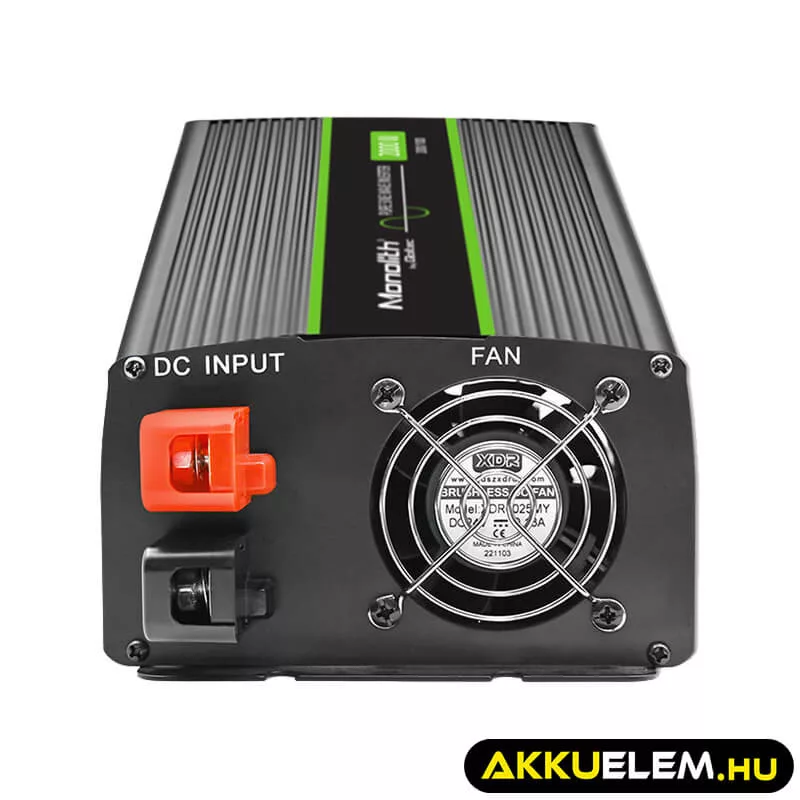 Qoltec színusz Inverter 1000W (max. 2000W) 12V -> 230V