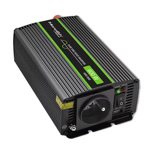 Qoltec színusz Inverter 300W (max. 600W) 24 V-ról 230V-ra Qoltec színusz Inverter 300W (max. 600W) 24 V-ról 230V-ra