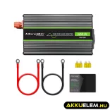 Qoltec színusz Inverter 300W (max. 600W) 24 V-ról 230V-ra