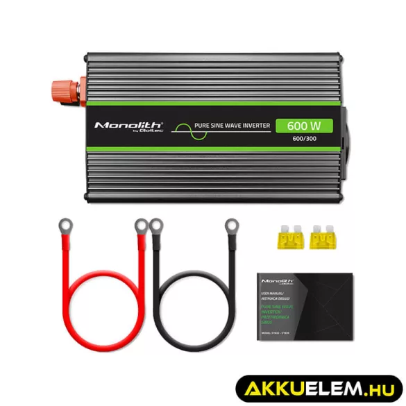 Qoltec színusz Inverter 300W (max. 600W) 24 V-ról 230V-ra
