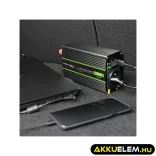 Qoltec színusz Inverter 300W (max. 600W) 24 V-ról 230V-ra