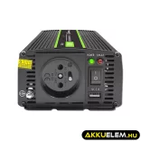 Qoltec színusz Inverter 300W (max. 600W) 24 V-ról 230V-ra