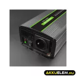 Qoltec színusz Inverter 1000W (max. 2000W) 24 V-ról 230V-ra