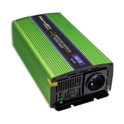   Qoltec színusz Inverter + Akkumulátor töltő, UPS 300W/600W 12V -> 230V