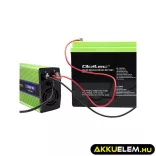Qoltec színusz Inverter + Akkumulátor töltő, UPS 600W/1200W 12V -> 230V