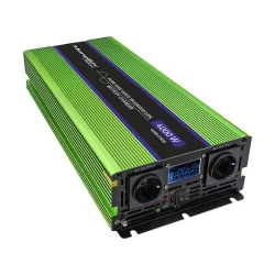   Qoltec színusz Inverter + Akkumulátor töltő, UPS 2000W/4000W 12V -> 230V LCD
