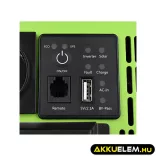 Qoltec 3-in-1 Napelemes szinusz inverter AC 40A, MPPT 40A,  3000W/6000W