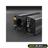 Qoltec Inverter 1200 trapéz 12V -> 230V 600/1200W USB