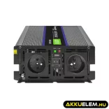 Qoltec Inverter 4000 trapéz 12V -> 230V 2000/4000W USB