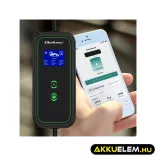 Qoltec Elektromos autó töltő Állítható töltőárammal 2in1 Type2 7kW 230V CEE 3 PIN Wi-fi LCD Hordozható 5m