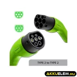 Qoltec EV töltőkábel E-autó töltőkábel Type 2 7kW 32A 5m