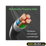 Qoltec EV töltőkábel E-autó töltőkábel Type 2 11kW 16A 5m