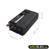 Qoltec Okostöltő LiFePO4 AGM GEL SLA akkumulátorokhoz 20A 24V